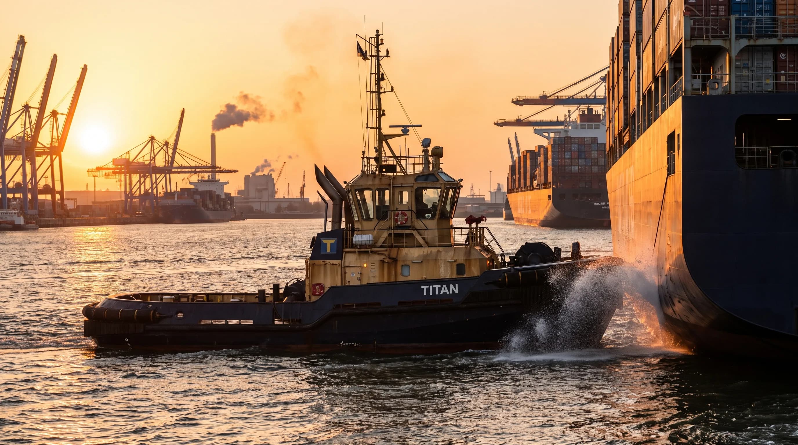 Placa do tipo Tugs & Workboats